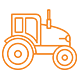 A tractor icon